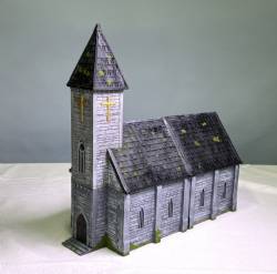 Medieval Church (15mm scale ) Painted